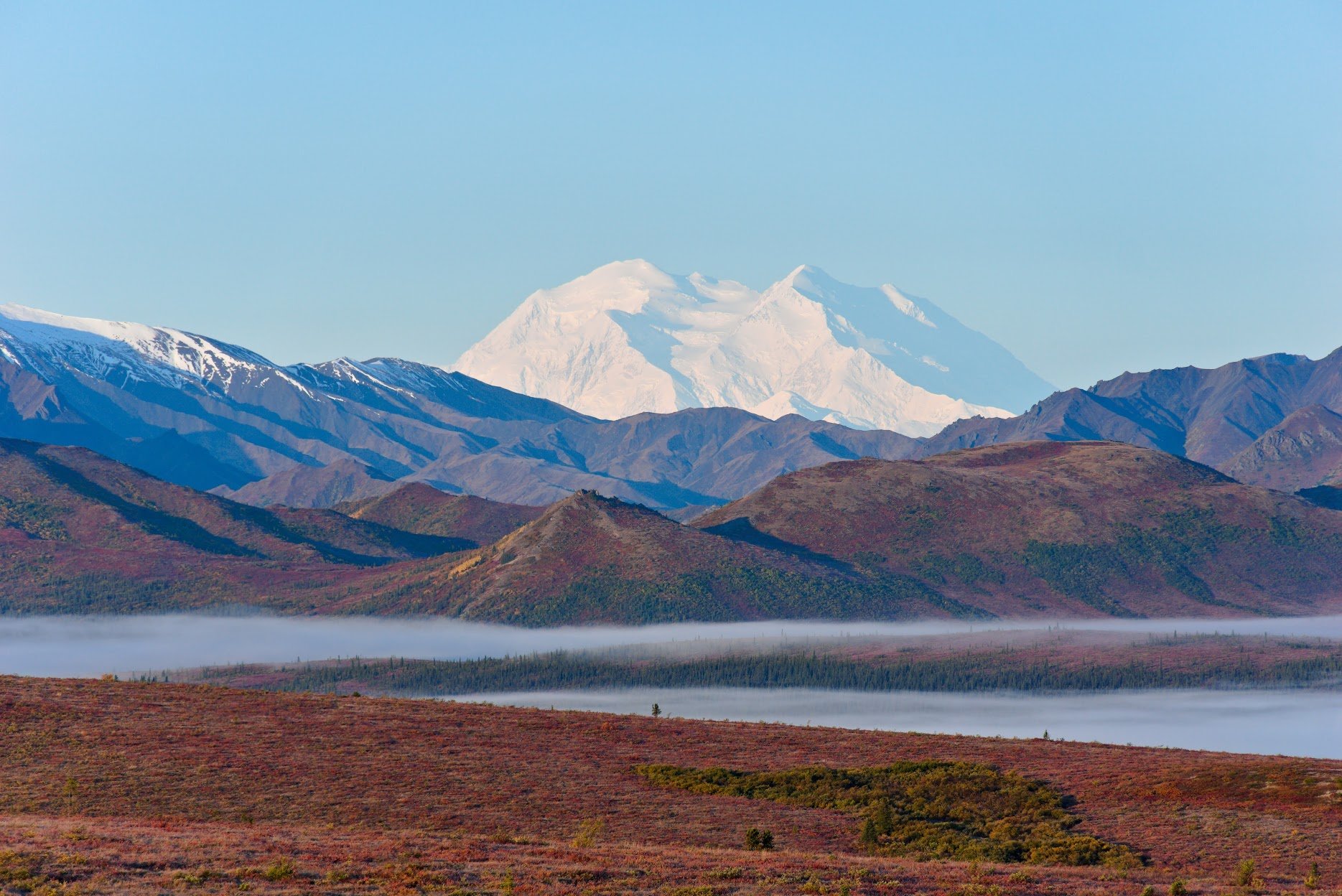 Clear view of Denali!