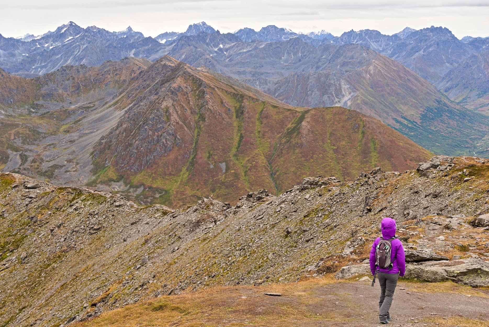 April Bowl trail near Hatcher Pass