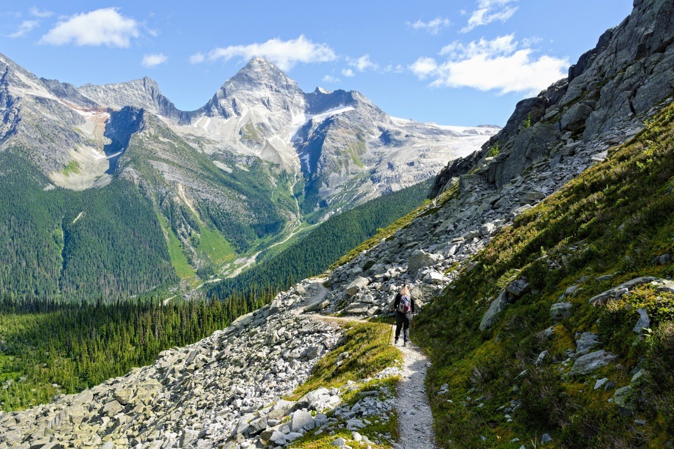 Abbott Ridge trail in Glacier NP