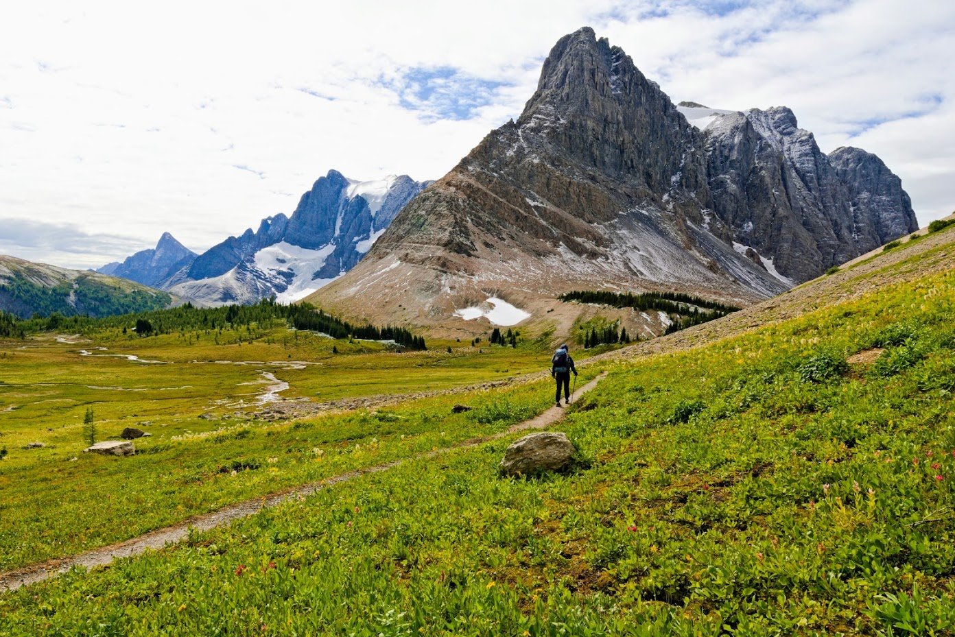 Wolverine Pass on Rockwall trip