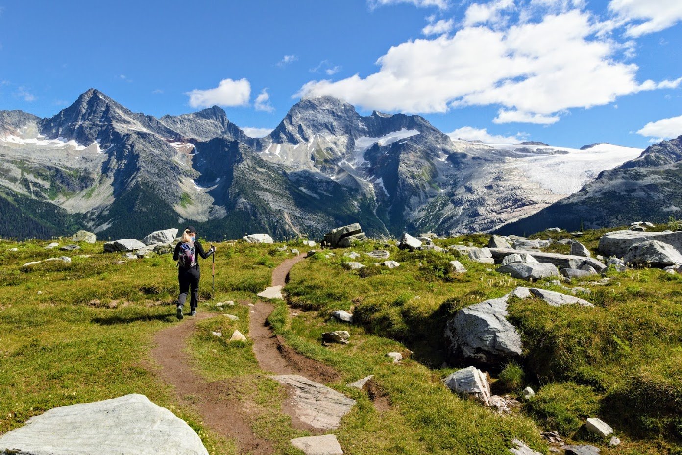 Abbott Ridge trail in Glacier NP