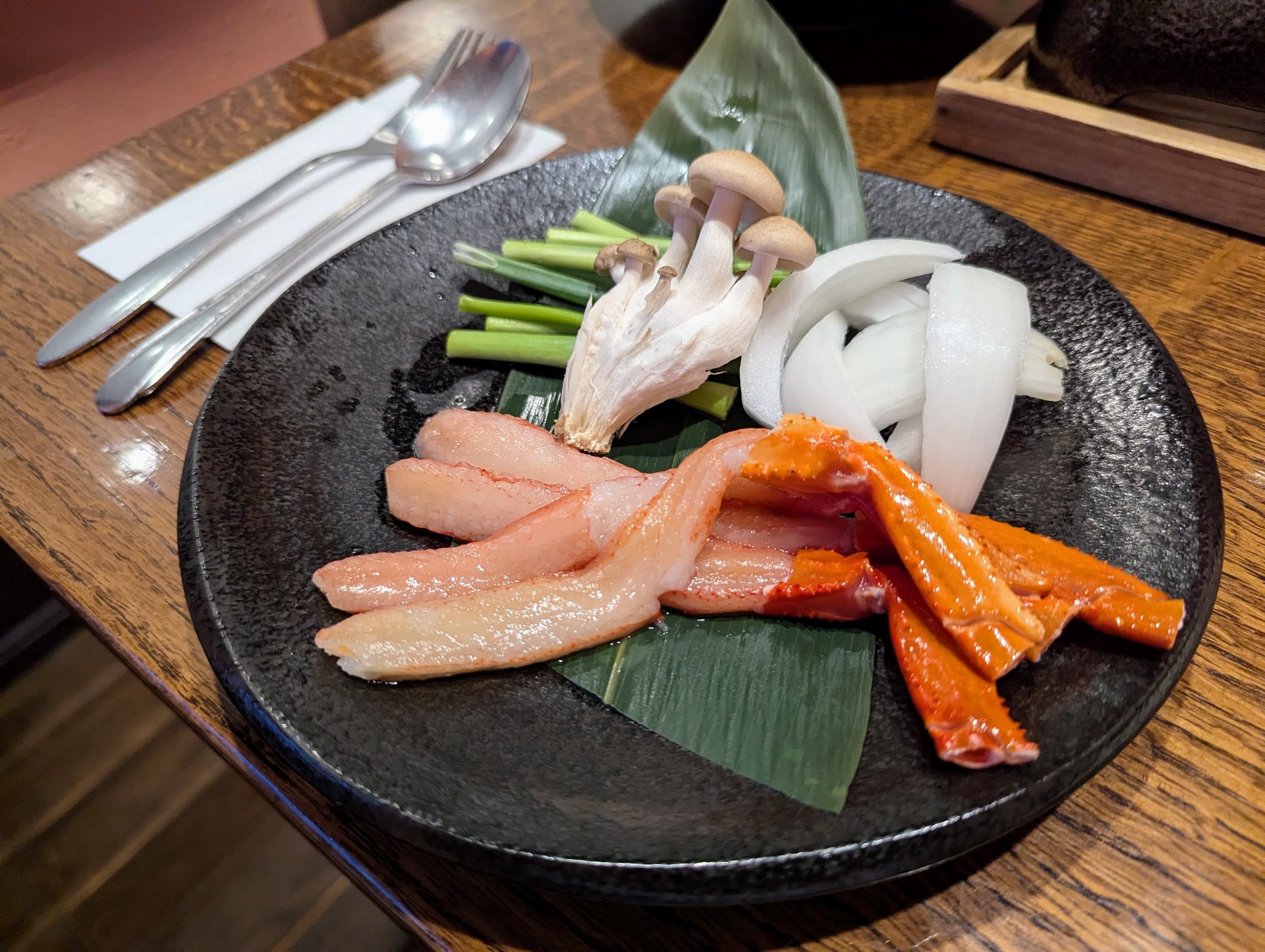 Crab shabu-shabu, Yuyado Daiichi onsen