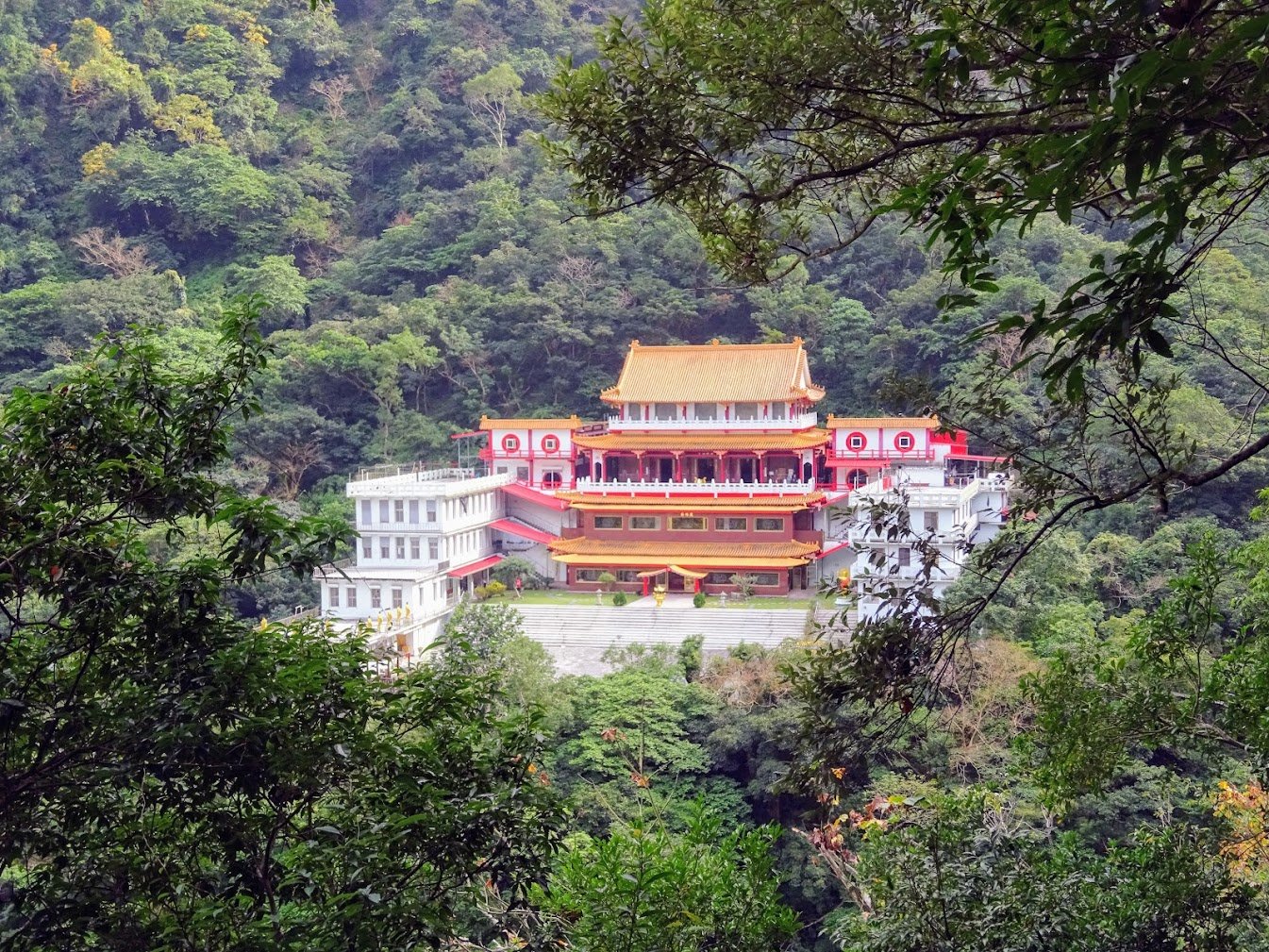 Temple in Taroko Gorge, Taiwan