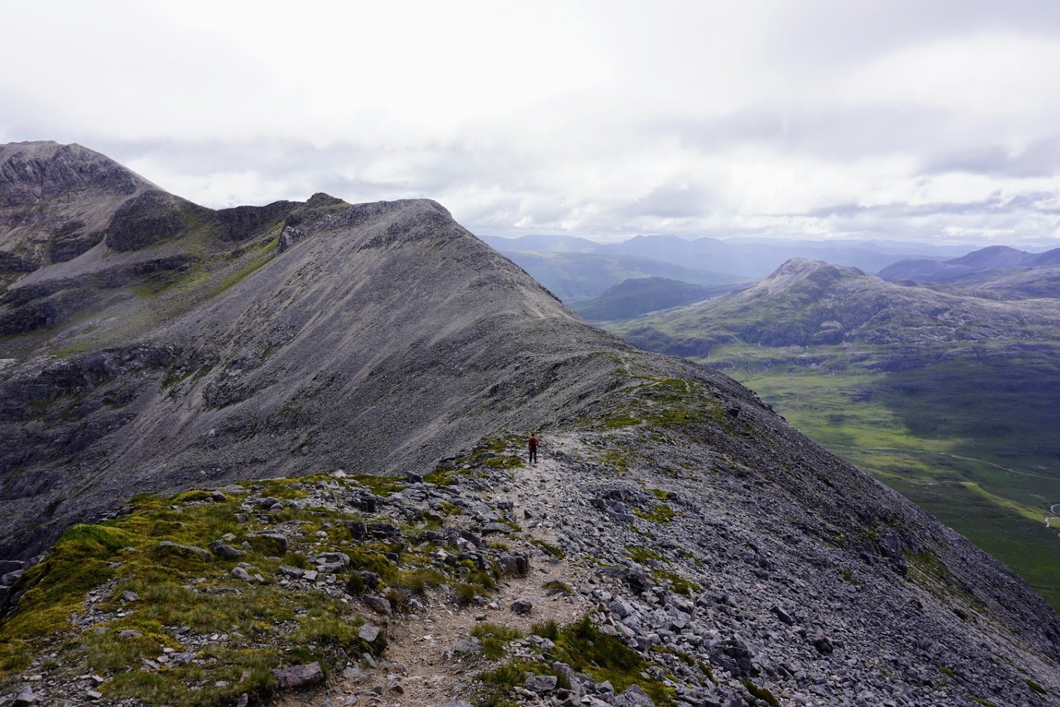 Ascending Ben Eighe, Torridons