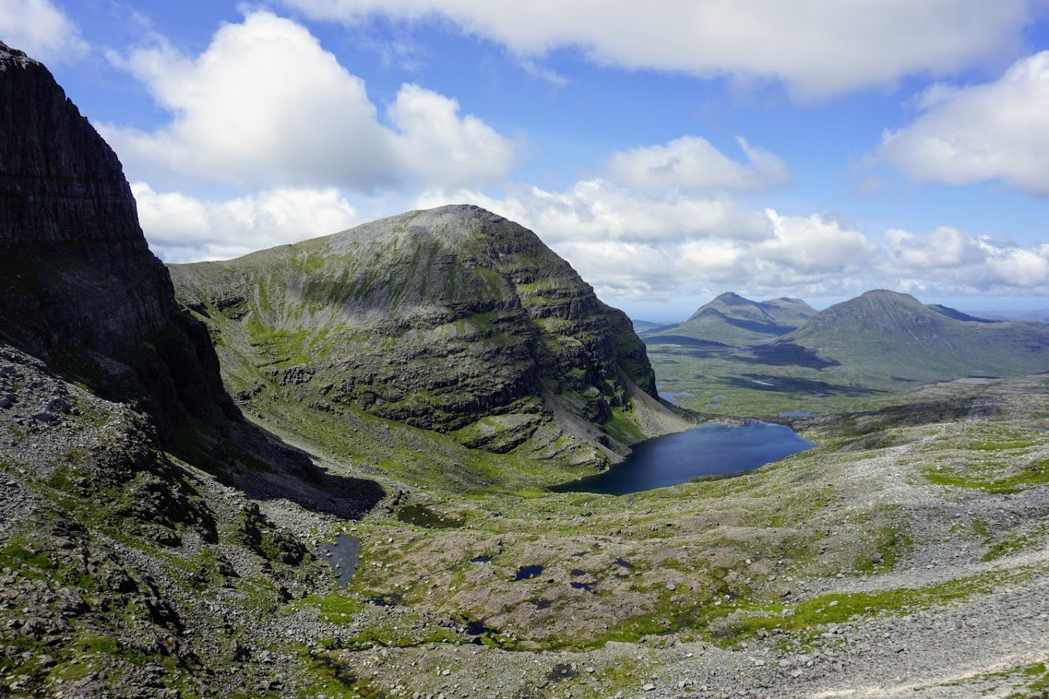 Descent from Ben Eighe, Torridons