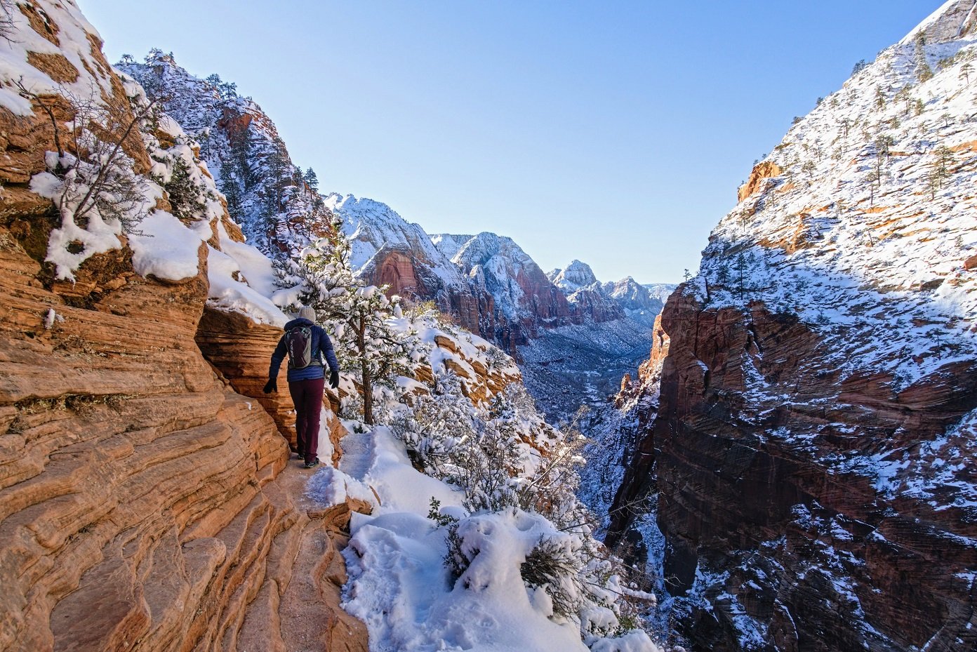 View below Angel's Landing, Zion NP, UT